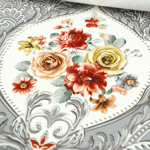 Fabrik Ruang Tamu Reka Bentuk Jacquard Sofa Fabric